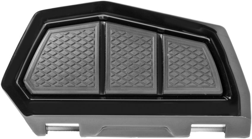 Kuryakyn 10026-2 Enygma Passenger Boards - Goss  Black