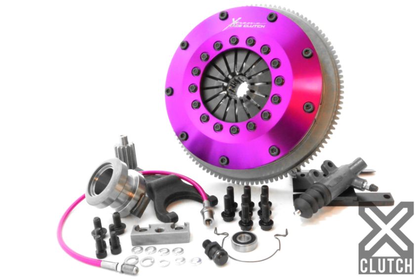XCLUTCH XKTY20531-2E 93-95 Toyota Supra Twin Turbo 3.0L 8in Twin Solid Ceramic Clutch Kit
