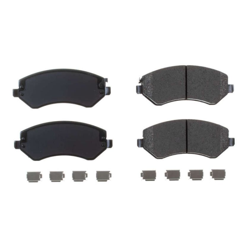 PowerStop 17-856 PowerStop - Z17 Low-Dust Ceramic Brake Pads with Hardware