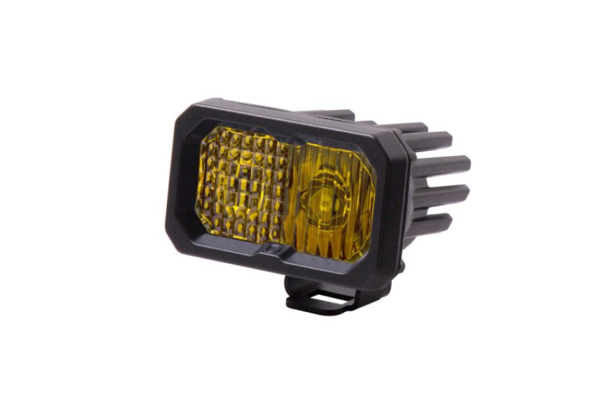 Diode Dynamics DD6391S Stage Series 2 In LED Pod Sport - Yellow Combo Standard ABL Each