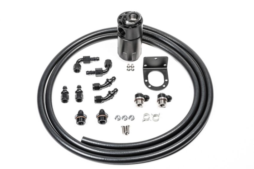 Radium Engineering 20-1806-FL SINGLE CATCH CAN, 6AN KIT, FLUID LOCK