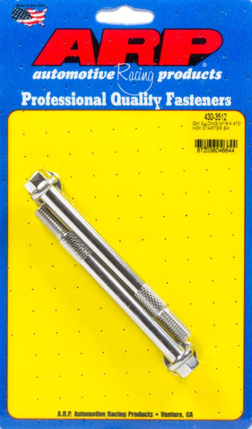 ARP ARP430-3512 S/S Starter 6pt Bolt Kit 10mm x 4.470 UHL