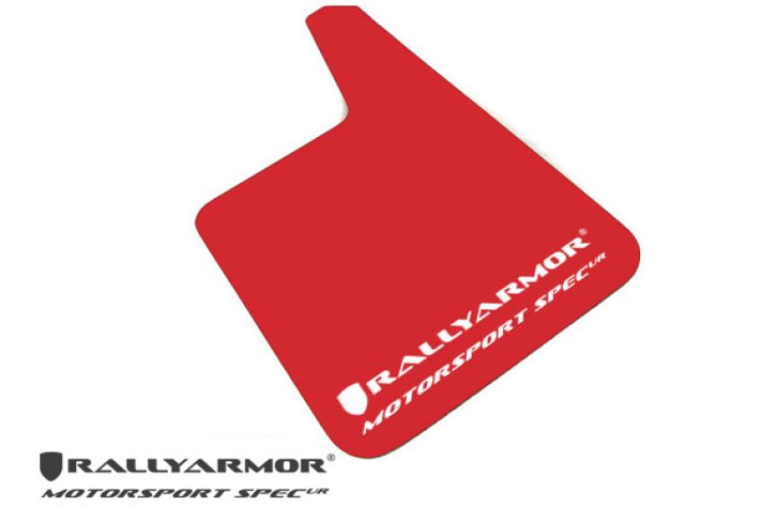 Rally Armor MF20-MSUR-RD/WH Red Mud Flap/White Logo