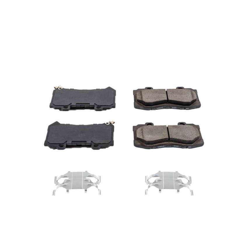 PowerStop 17-1802 PowerStop - Z17 Low-Dust Ceramic Brake Pads with Hardware