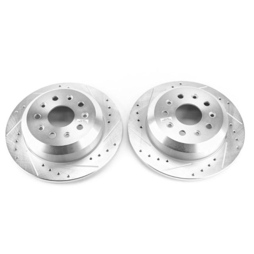 PowerStop AR8389XPR PowerStop Evolution Performance Drilled, Slotted & Plated Brake Rotor Pair