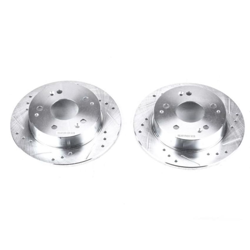 PowerStop JBR910XPR PowerStop Evolution Performance Drilled, Slotted & Plated Brake Rotor Pair