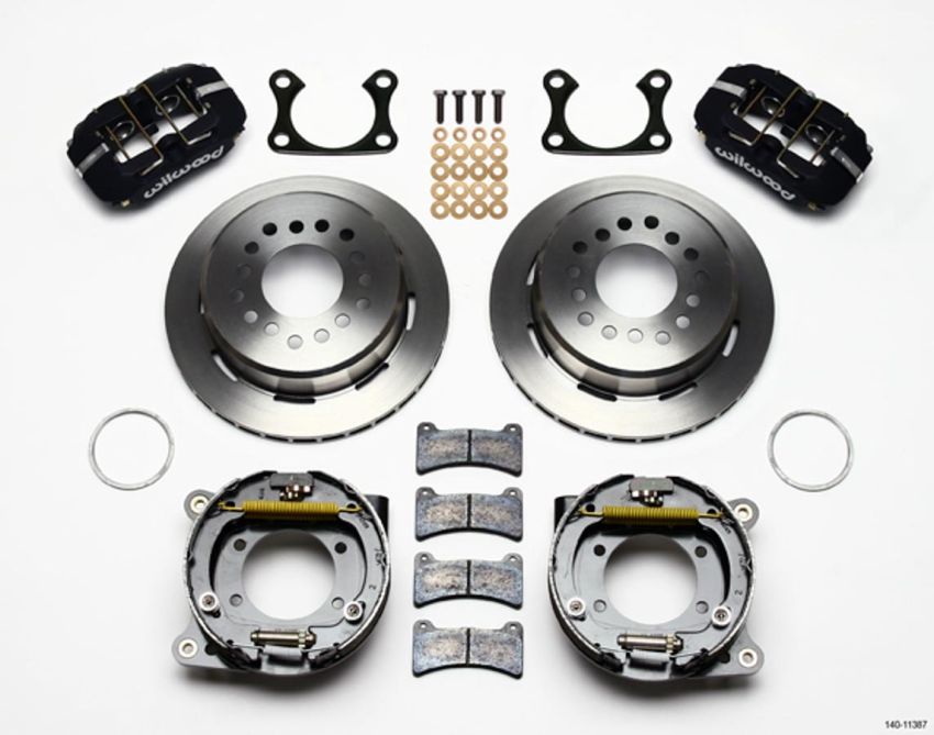 Wilwood 140-11387 Dynapro Low-Profile 11.00in P-Brake Kit Big Ford 2.36in Offset