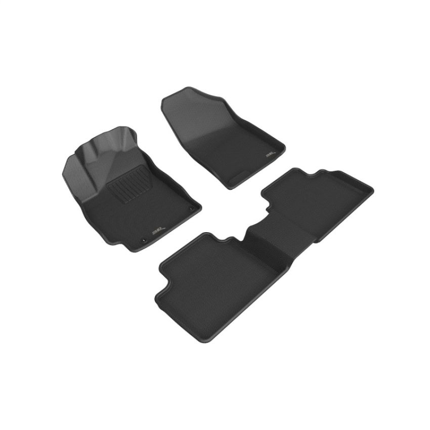 3D MAXpider L1HY11001509 2021-2025 Hyundai Elantra Kagu Full Set Floormat - Black