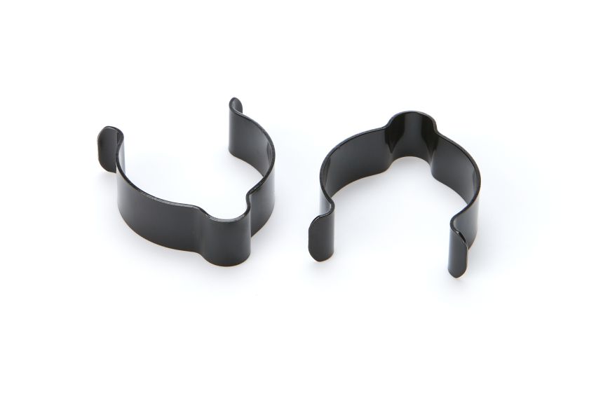 Ti22 PERFORMANCE TIP4531 Brake Line Clip 1.25in Stainless Steel Pair Blk