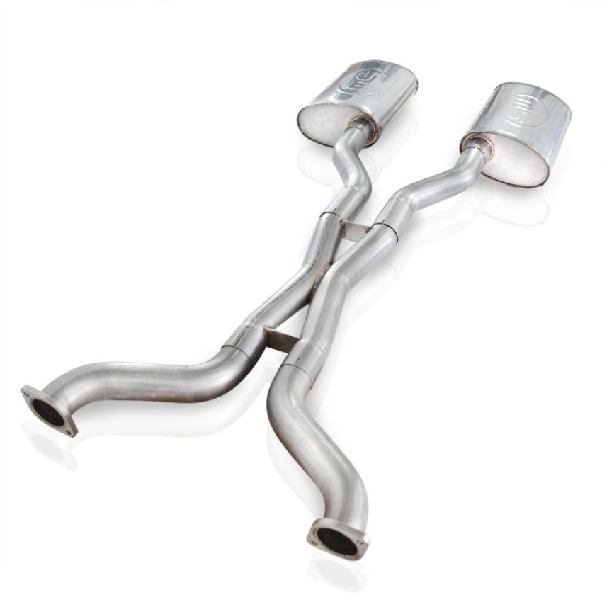 Stainless Works CRVIC03CBNTL 2003-11 Crown Victoria/Grand Marquis 4.6L 2-1/2in Exhaust S-Tube Mufflers No Tips