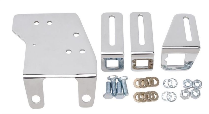 EDELBROCK EDE8030 Chrome Throttle Bracket - GM