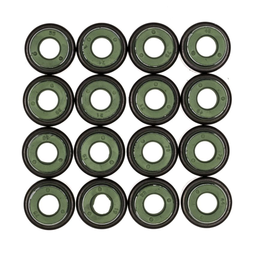 Cometic Gasket 3215V-16 Cometic .265in x .500in x .555in x .638in Metal Jacket Valve Stem Seal - Green - 16 Pack