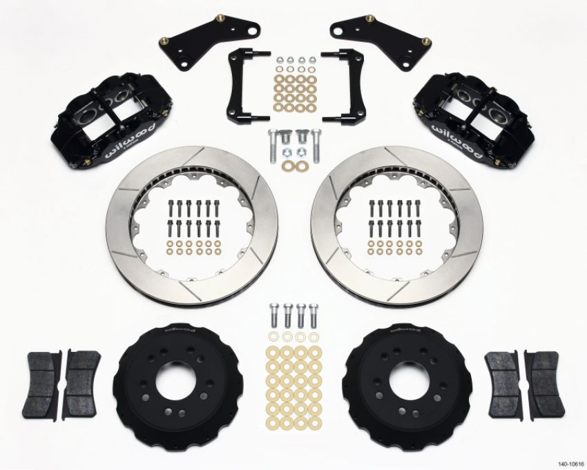 Wilwood 140-10616 Narrow Superlite 6R Front Hat Kit 13.06in 65-82 Corvette C2/C3