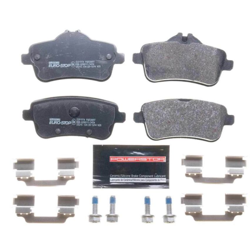 PowerStop ESP1974 EuroStop ECE-R90 Certified Brake Pad Set
