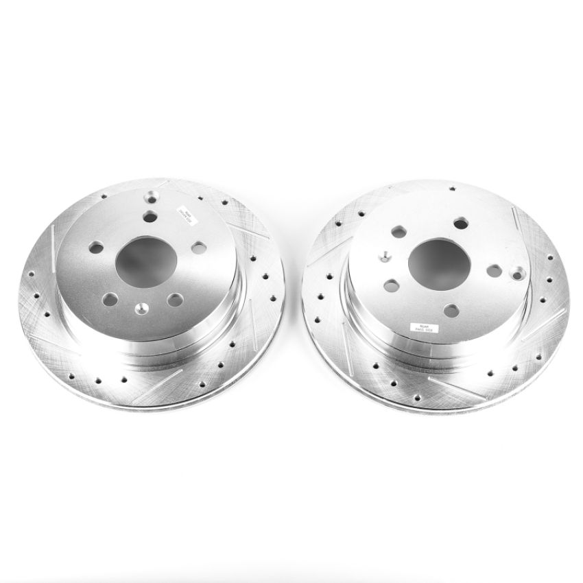 PowerStop AR82152XPR PowerStop Evolution Performance Drilled, Slotted & Plated Brake Rotor Pair