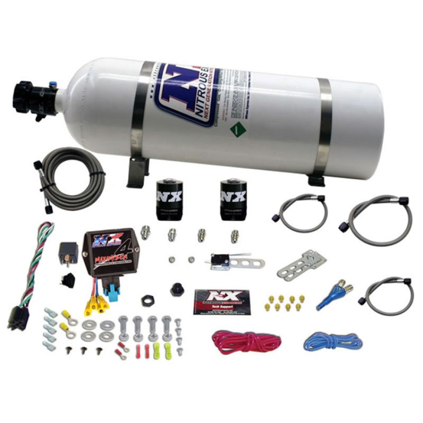 Nitrous Express 20928-15 INSTABOOST DIGITAL EFI NITROUS SYSTEM, 15LB BOTTLE
