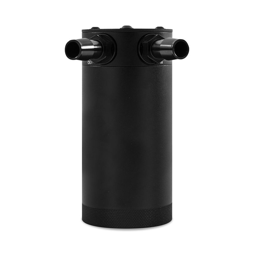 Mishimoto MMBCC-CBTWO-XLBK 2-Port Universal XL Baffled Catch Can - Black