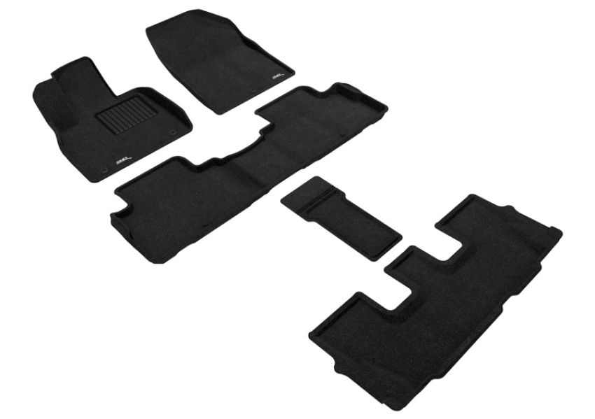 3D MAXpider L1HY10104709 20-24 Hyundai Palisade 7-Seat Elegant Black R1 R2 R3