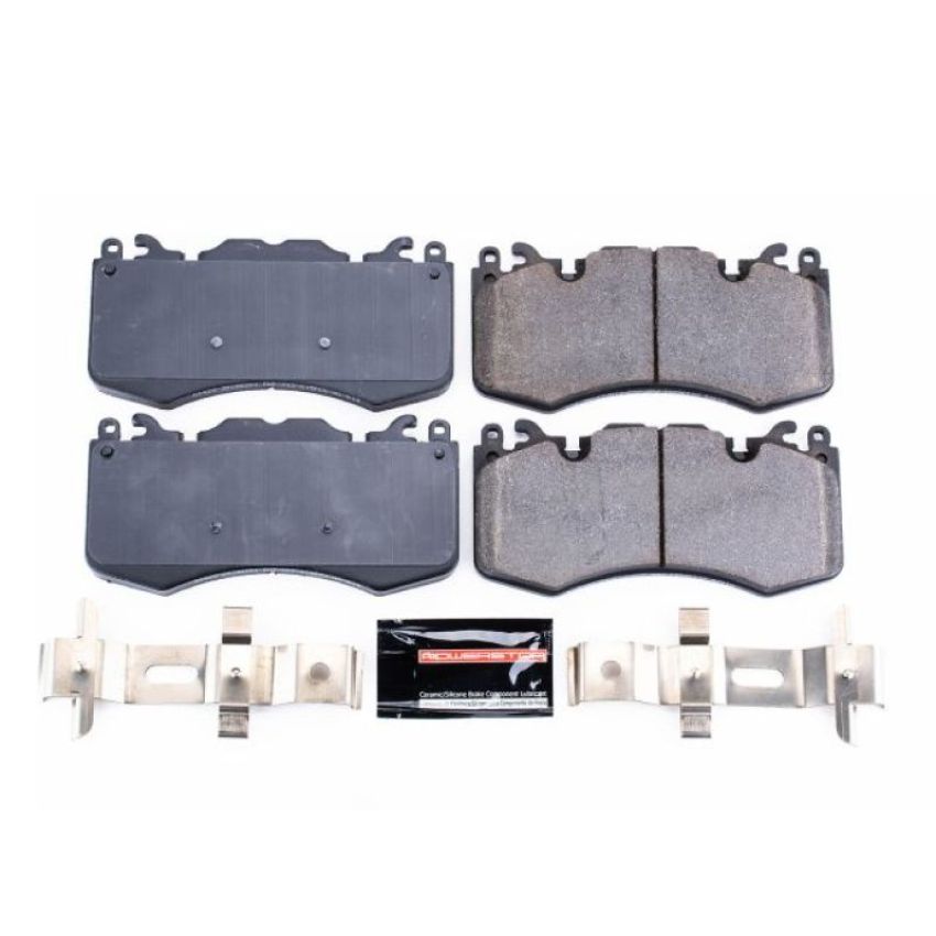 PowerStop Z23-1426 PowerStop - Z23 Daily Driver Carbon-Fiber Ceramic Brake Pads with Hardware Kit