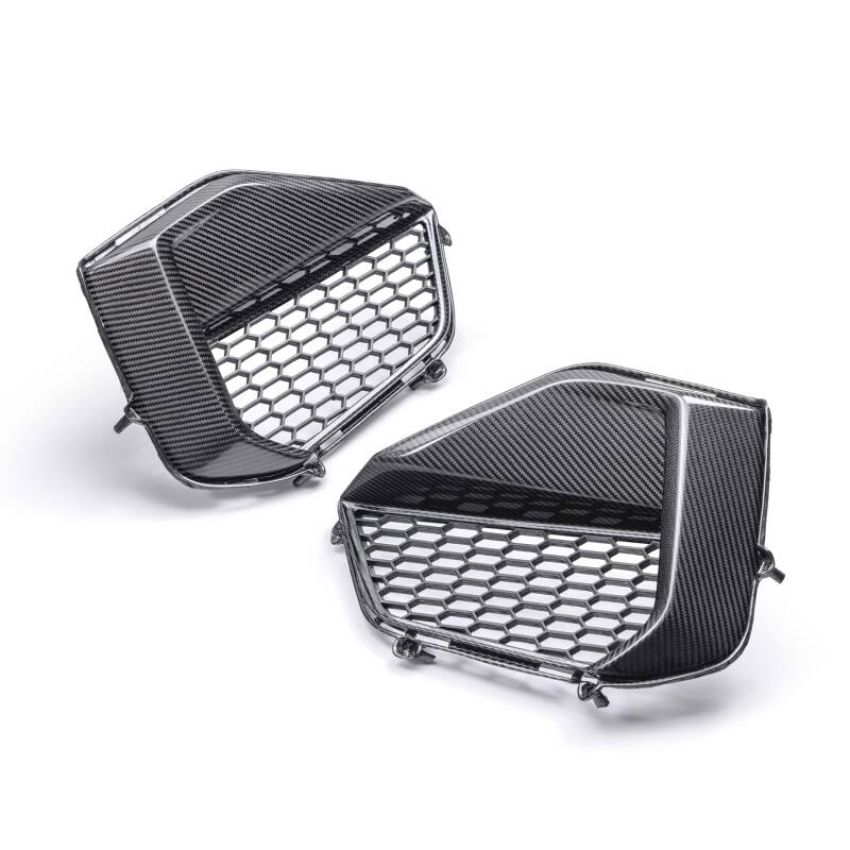 Anderson Composites AC-FBI24FDMUGT 2024 Ford Mustang GT Carbon Fiber Front Bumper Inserts