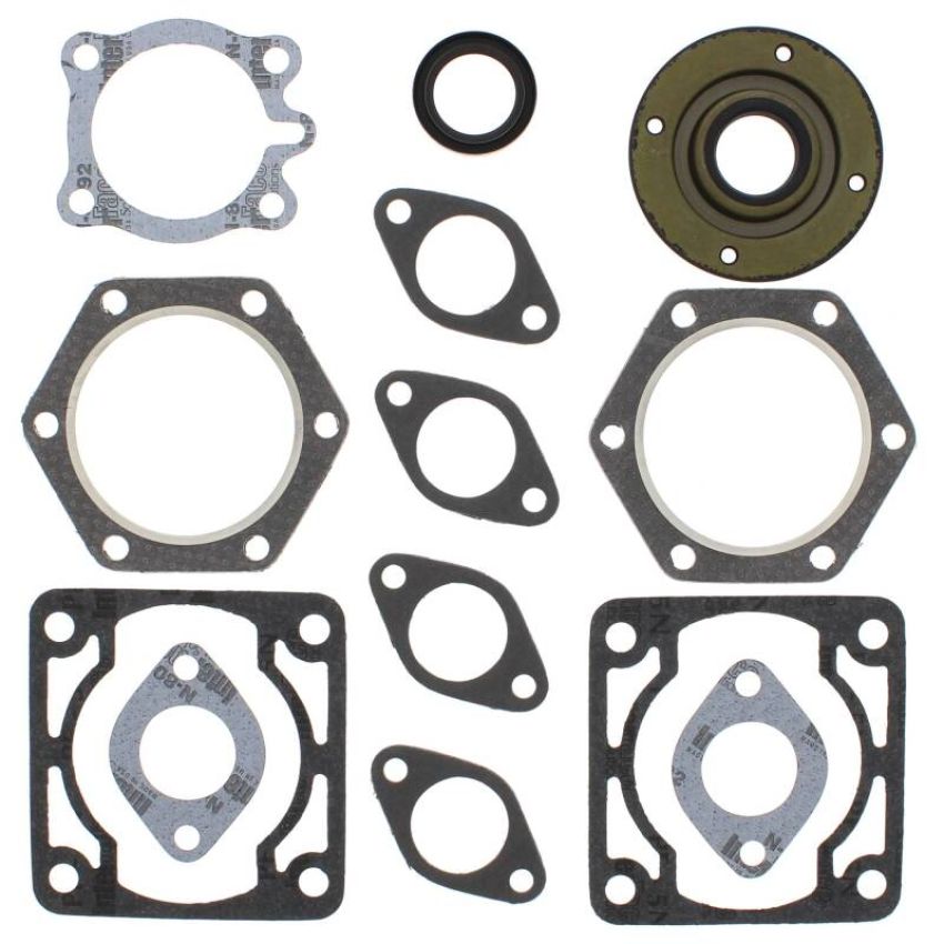 Vertex Pistons 711083 Vertex Gaskets 72-75 Polaris Charger/SS/Custom/Must Complete Gasket Kit w/ Oil Seals