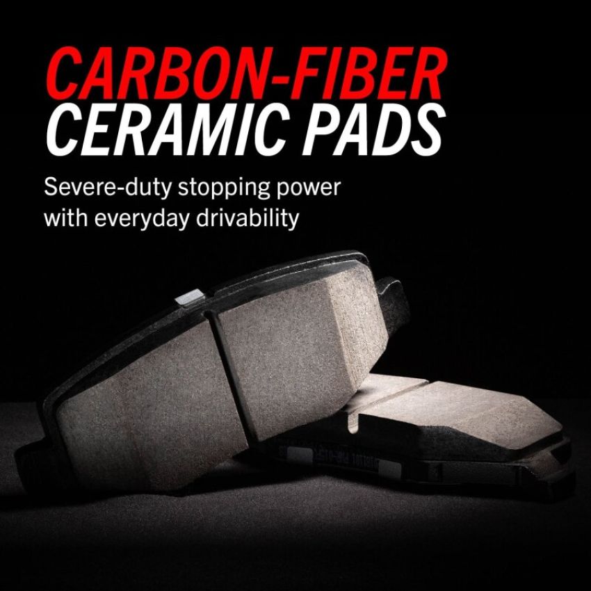 PowerStop Z23-2155 PowerStop - Z23 Daily Driver Carbon-Fiber Ceramic Brake Pads with Hardware Kit
