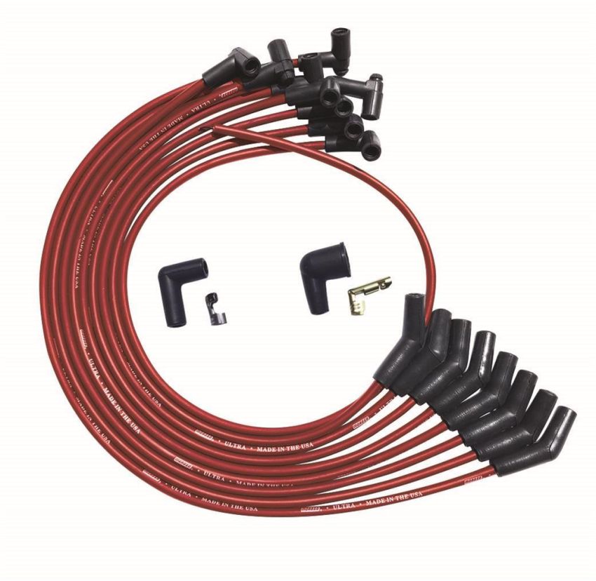 MOROSO MOR52042 Ultra Plug Wire Set BBC Over V/C Red