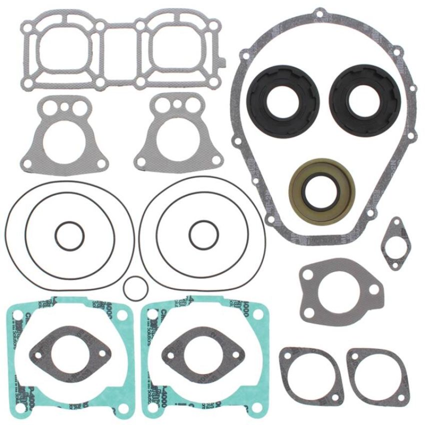 Vertex Pistons 611807 Vertex Gaskets 02-04 Polaris Octane 777 Stand-up Complete Gasket Kit w/ Oil Seals