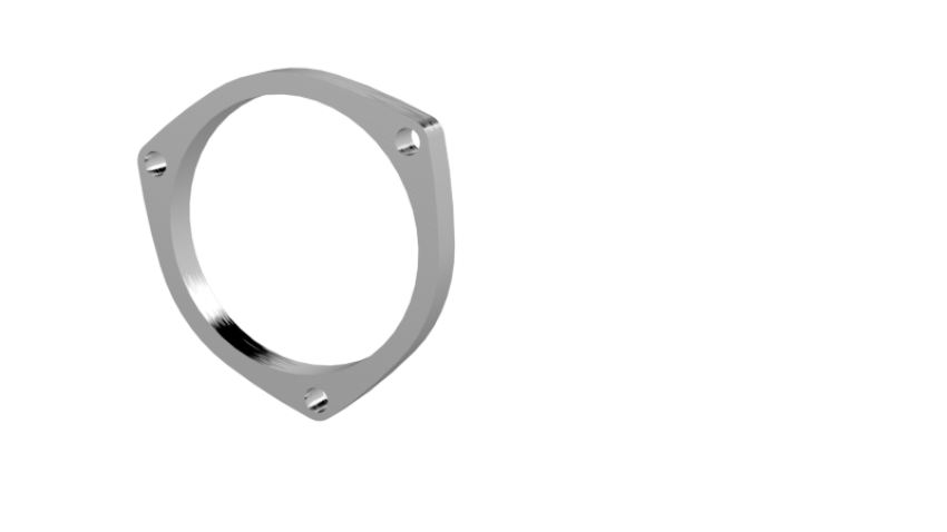 QTP 10400F 4in Weld-On QTEC 3 Bolt Flange
