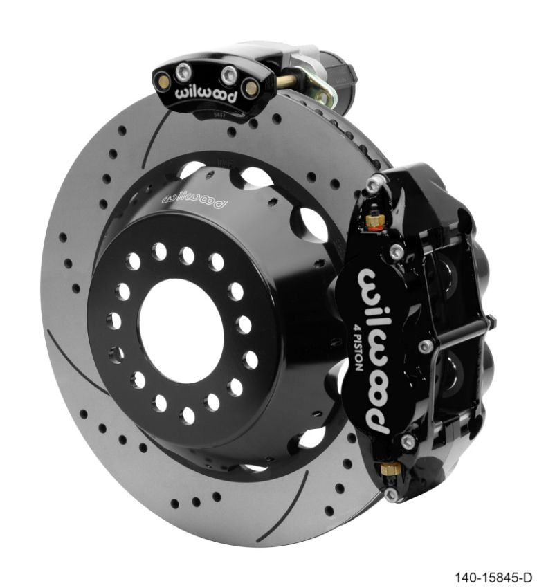 Wilwood 140-15845-D Narrow Superlite 4R Rear P-Brk Kit 14.00in Rotor Big Ford New Style 2.50in Offset - SRP