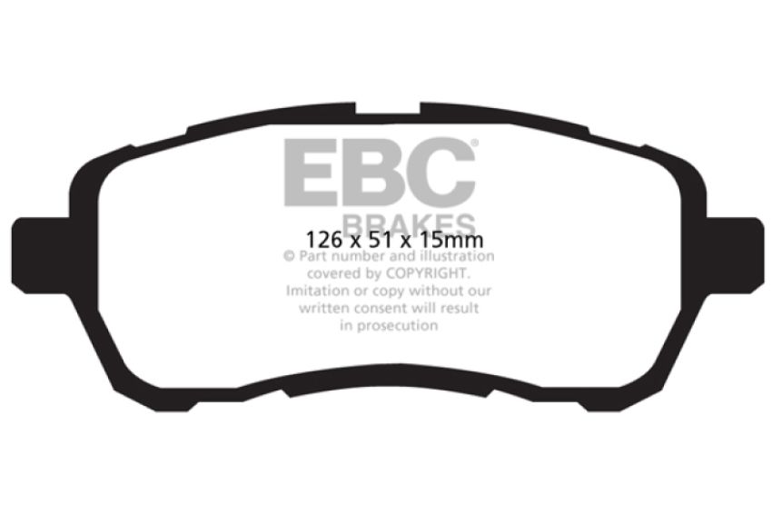 EBC Brakes DP22003 Greenstuff 2000 Series Sport Brake Pads