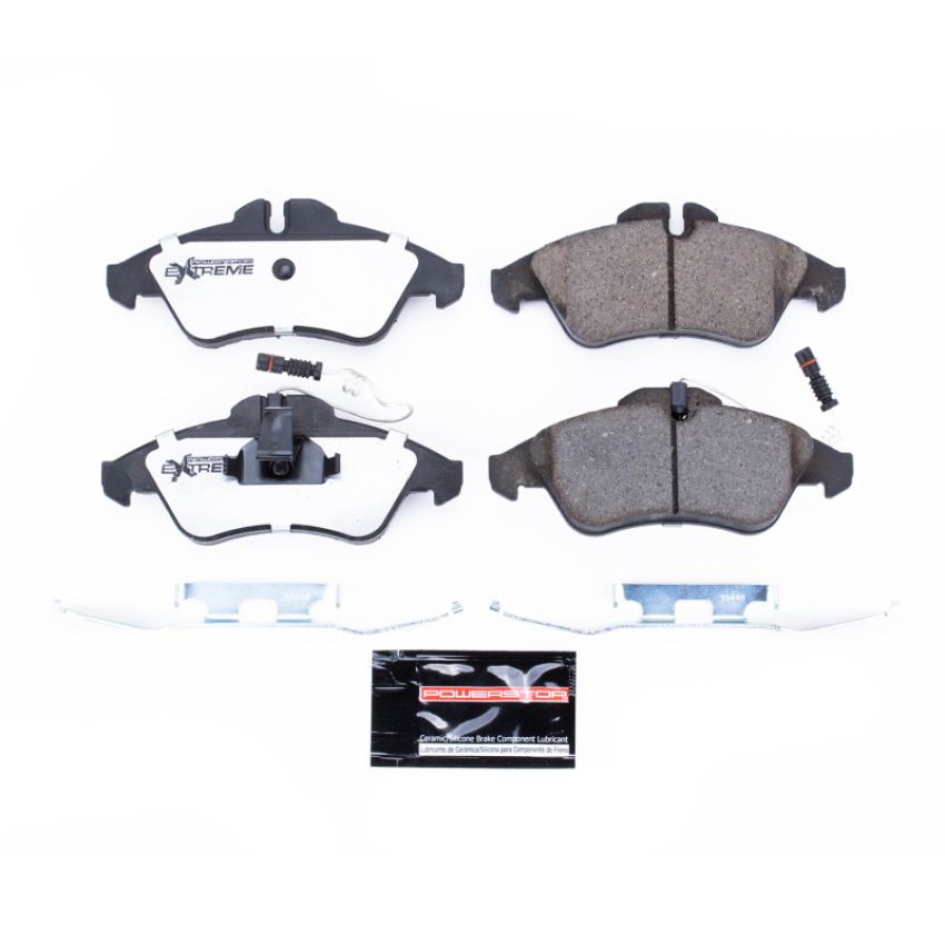 PowerStop Z36-950 PowerStop - Z36 Truck and SUV Carbon-Fiber Ceramic Brake Pads with Hardware Kit