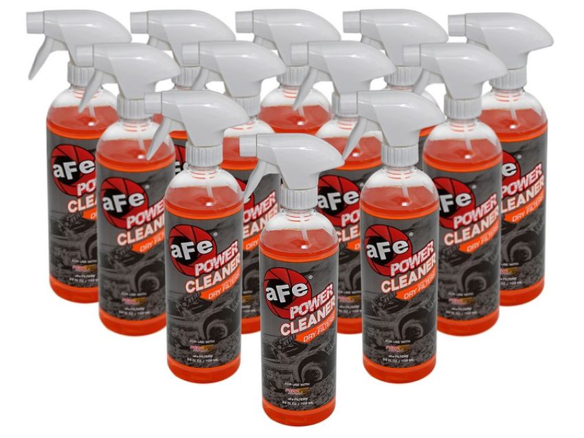 aFe Power 90-10112 Magnum FLOW Pro DRY S Air Filter Power Cleaner, 24 oz Spray Bottle (12-Pack)