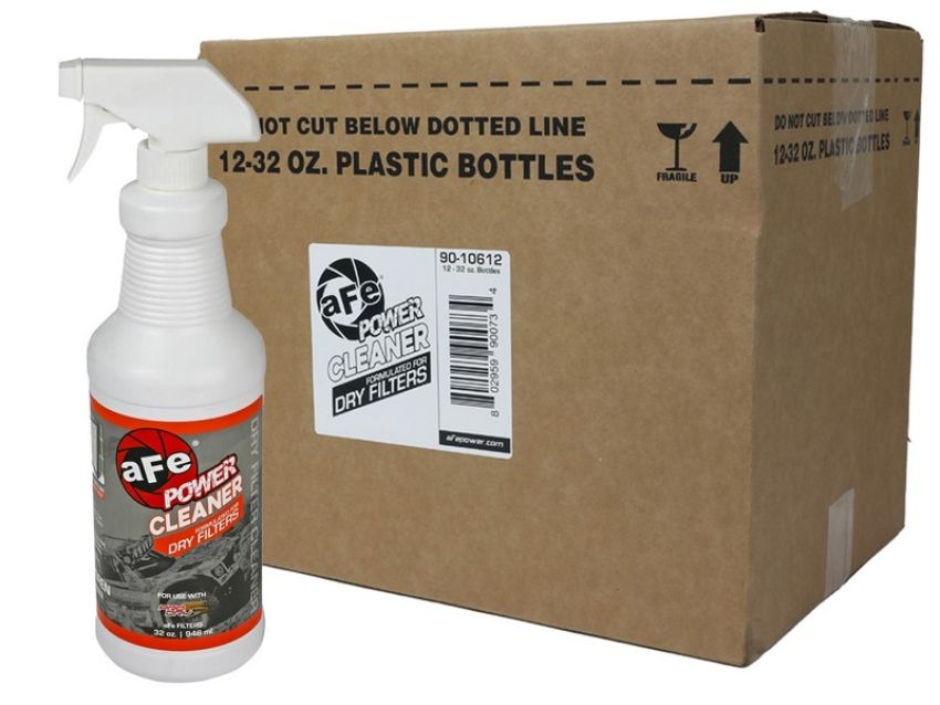 aFe Power 90-10612 Magnum FLOW Pro DRY S Air Filter Power Cleaner, 32 oz Spray Bottle (12-Pack)