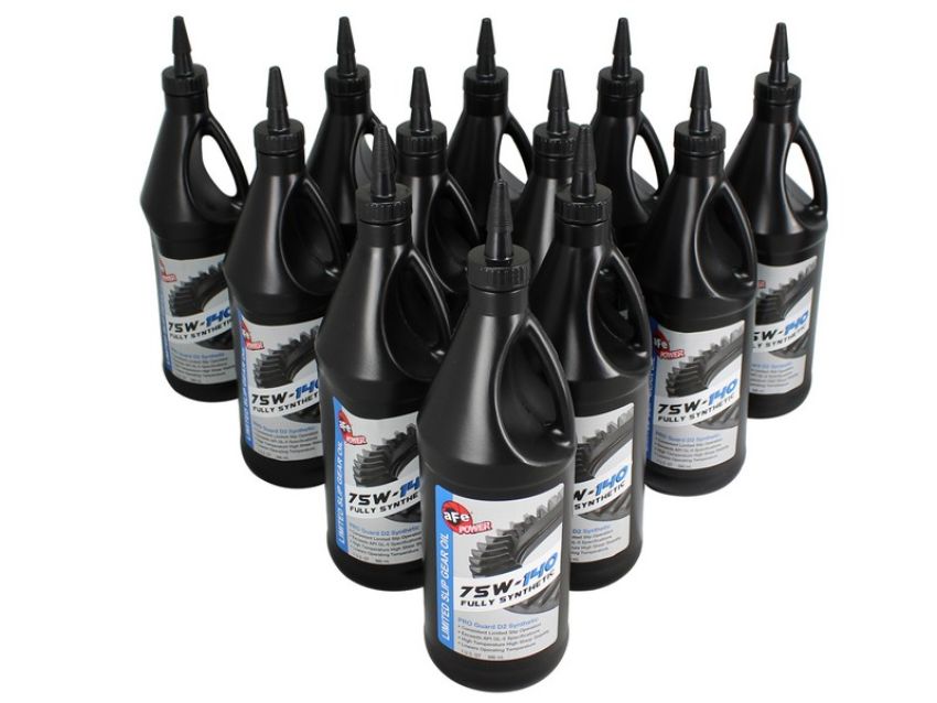 aFe Power 90-20112 Pro GUARD D2 Synthetic Gear Oil 75W-140, Qt. (12-Pack)