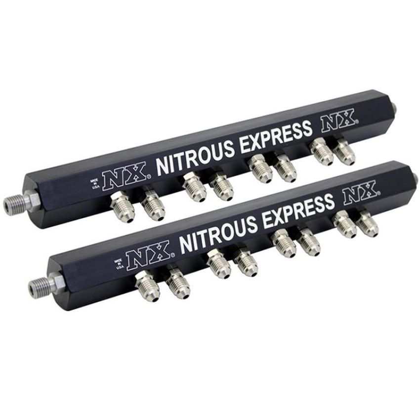Nitrous Express 90001 DISTRIBUTION RAIL KIT (SINGLE HOLE RAILS)