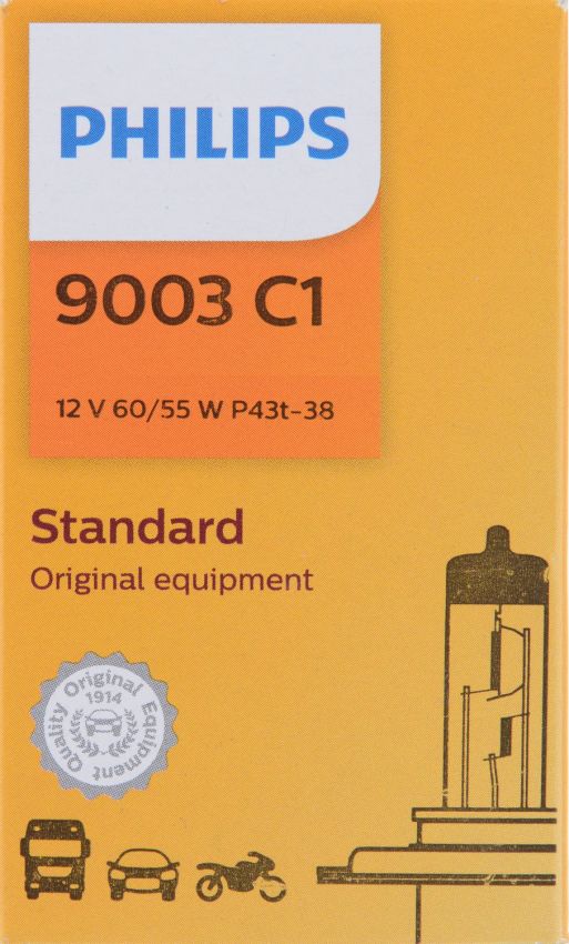 Philips 9003C1 Philips Standard Headlight 9003