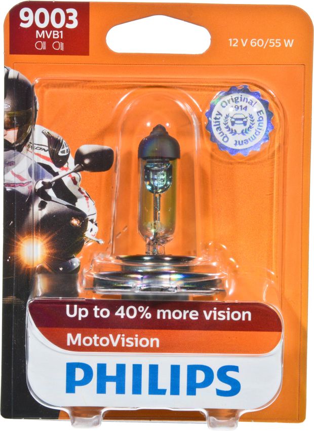 Philips 9003MVB1 Philips MotoVision Bulb 9003
