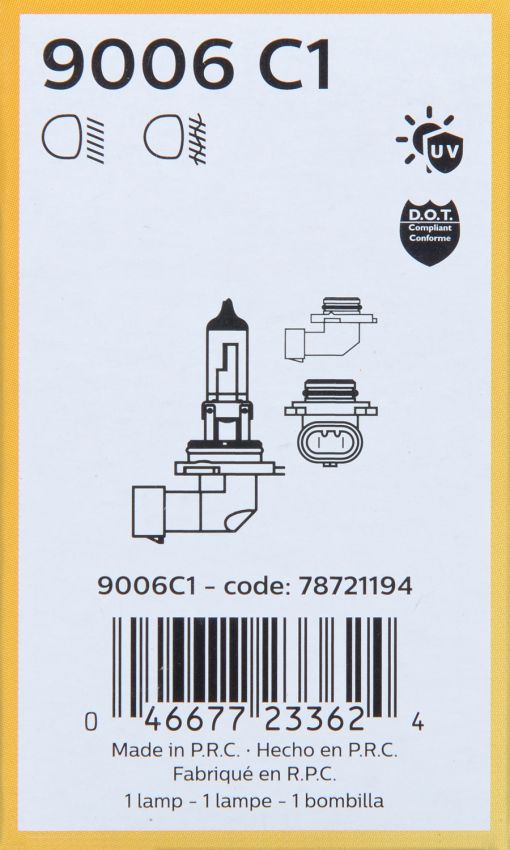 Philips 9006C1 Philips Standard Headlight 9006