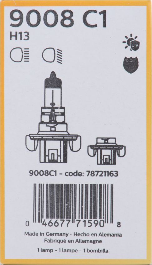 Philips 9008C1 Philips Standard Headlight 9008