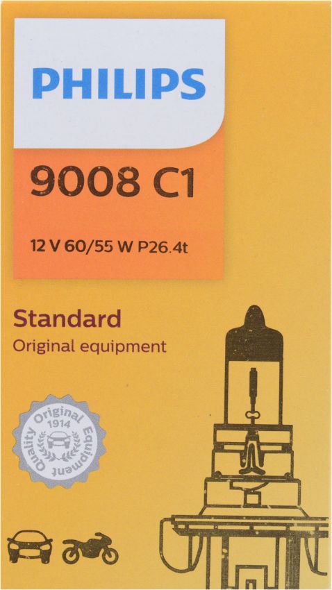 Philips 9008C1 Philips Standard Headlight 9008