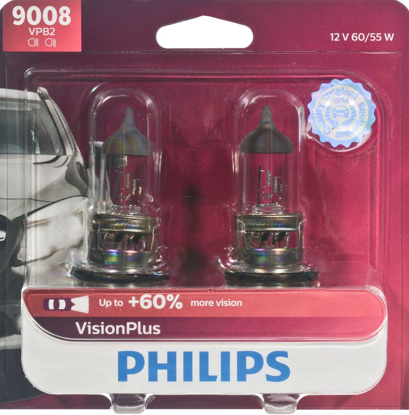 Philips 9008VPB2 Philips VisionPlus Headlight 9008