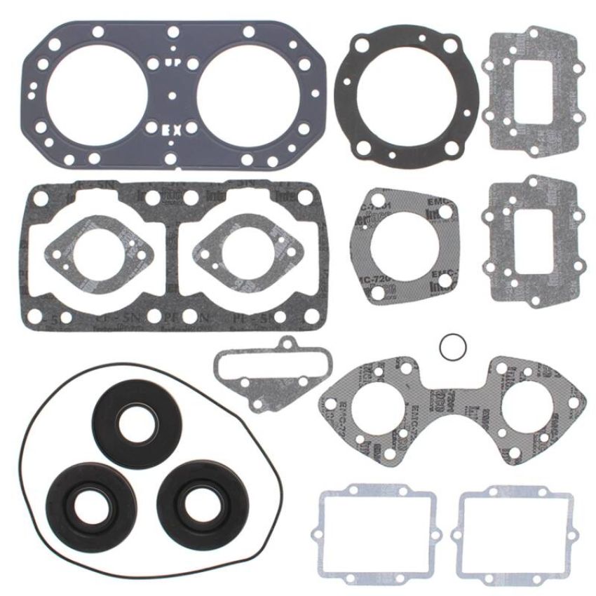Vertex Pistons 611408 Vertex Gaskets 95-97 Kawasaki JH750 ZXi Complete Gasket Kit w/ Oil Seals