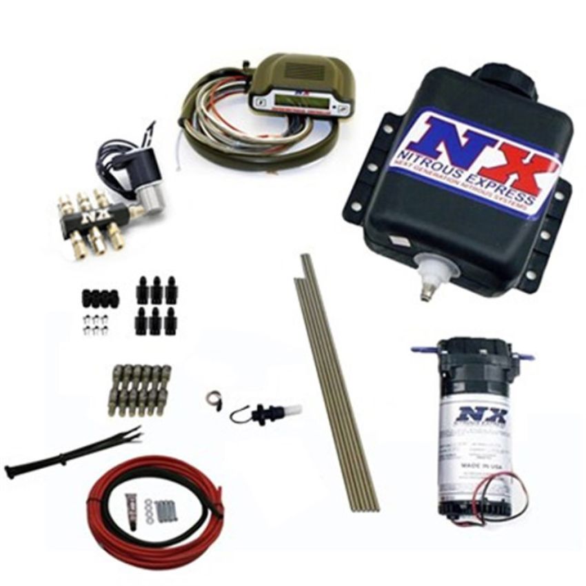 Nitrous Express 15131H Direct Port Water Methanol, 6 Cylinder Stage 3 w/ Hardlines