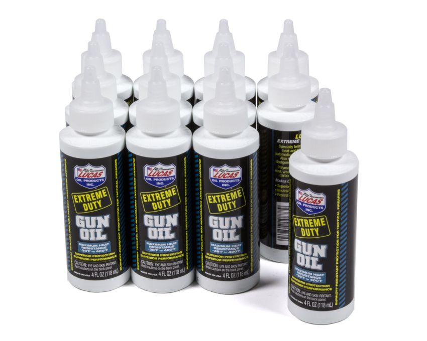 LUCAS OIL LUC10877-12 Extreme Duty Gun Oil Case 12 x 4 Ounce