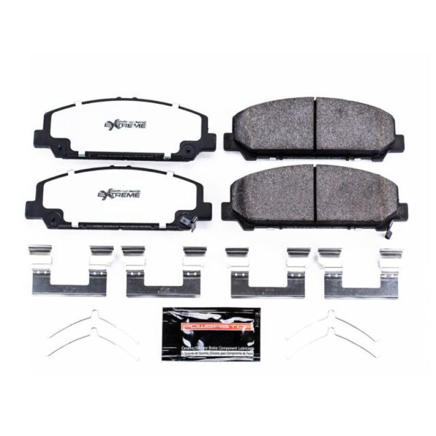 PowerStop Z36-1509 PowerStop - Z36 Truck and SUV Carbon-Fiber Ceramic Brake Pads with Hardware Kit