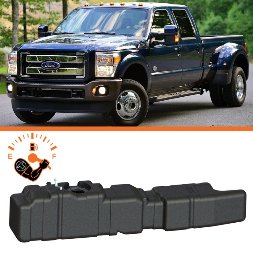 Titan Fuel Tanks 7020311 11-16 Ford F-250/F-350 PowerStroke Crew Cab Long Bed 65 Gallon XXL Mid-Ship Tank