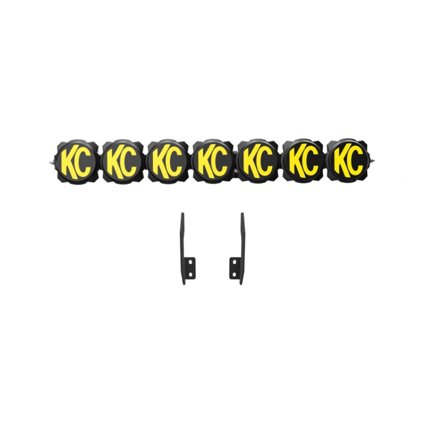 KC HiLiTES 91344 11-16 Ford Super Duty Gravity LED Pro6 7-Light Bar Kit - Front Bumper