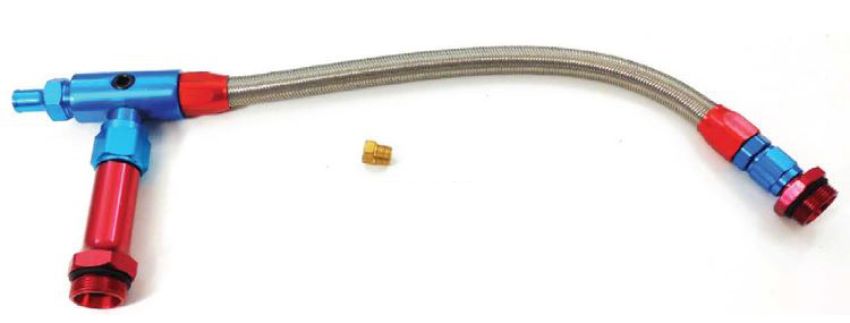 RACING POWER CO-PACKAGED RPCR2155 Braided Fuel Line For Ho lley