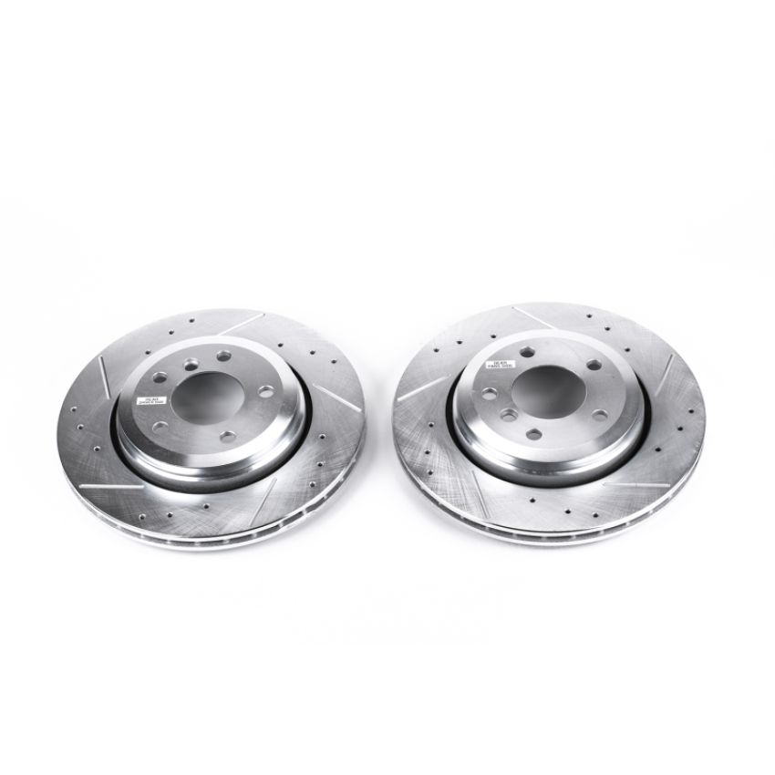 PowerStop EBR654XPR PowerStop Evolution Performance Drilled, Slotted & Plated Brake Rotor Pair